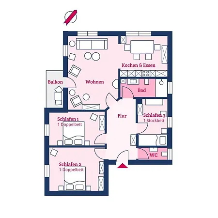 Haus Otto 4 * Вик-ауф-Фёр